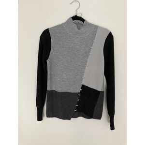 Seven Sisters Color Block Sweater Size Small